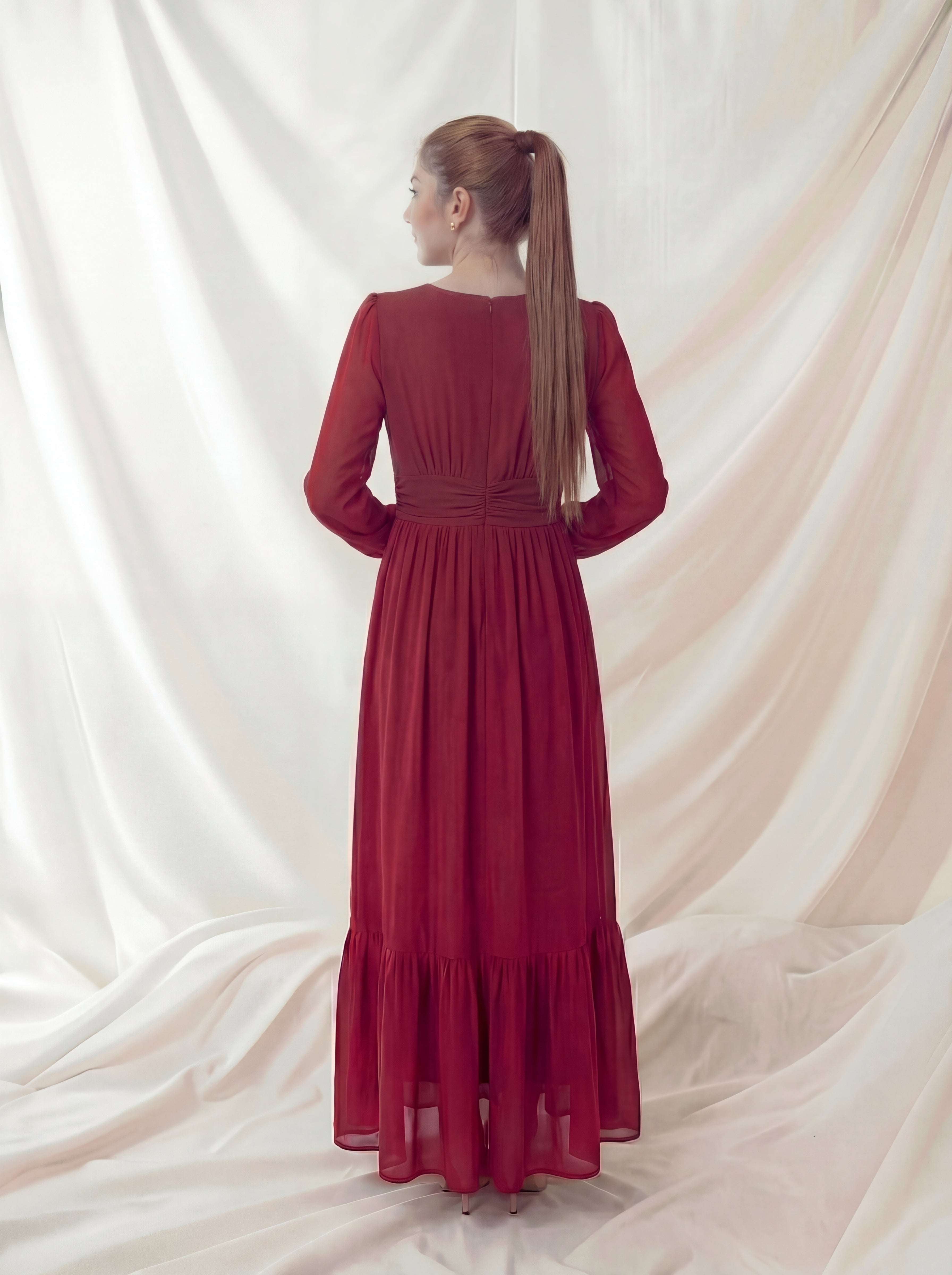 Crimson Ruffle