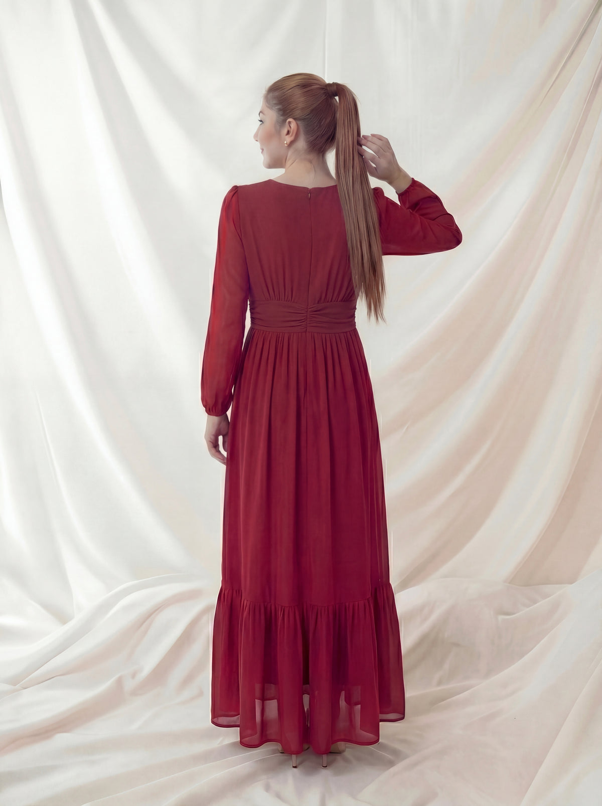 Crimson Ruffle