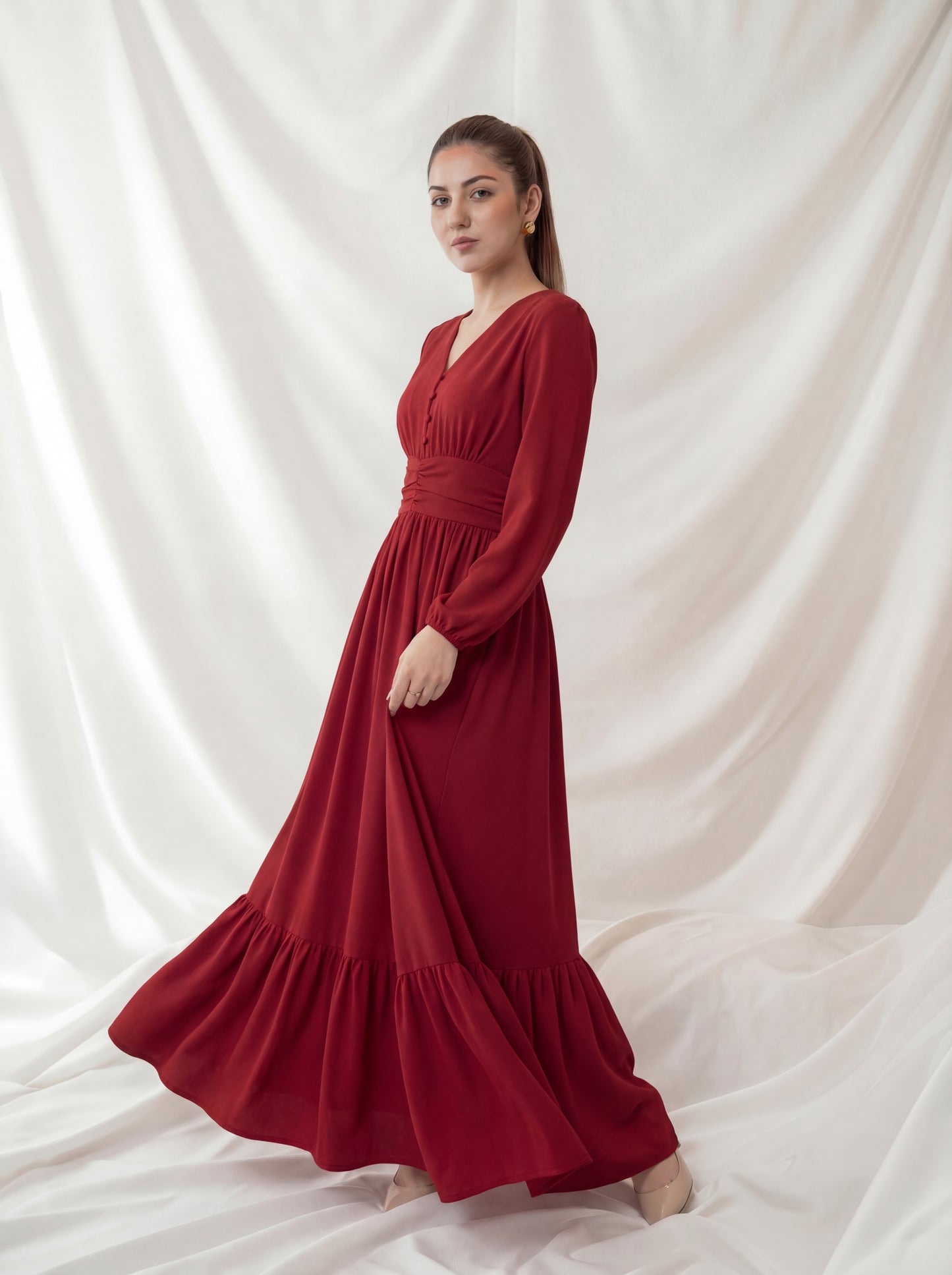 Crimson Ruffle