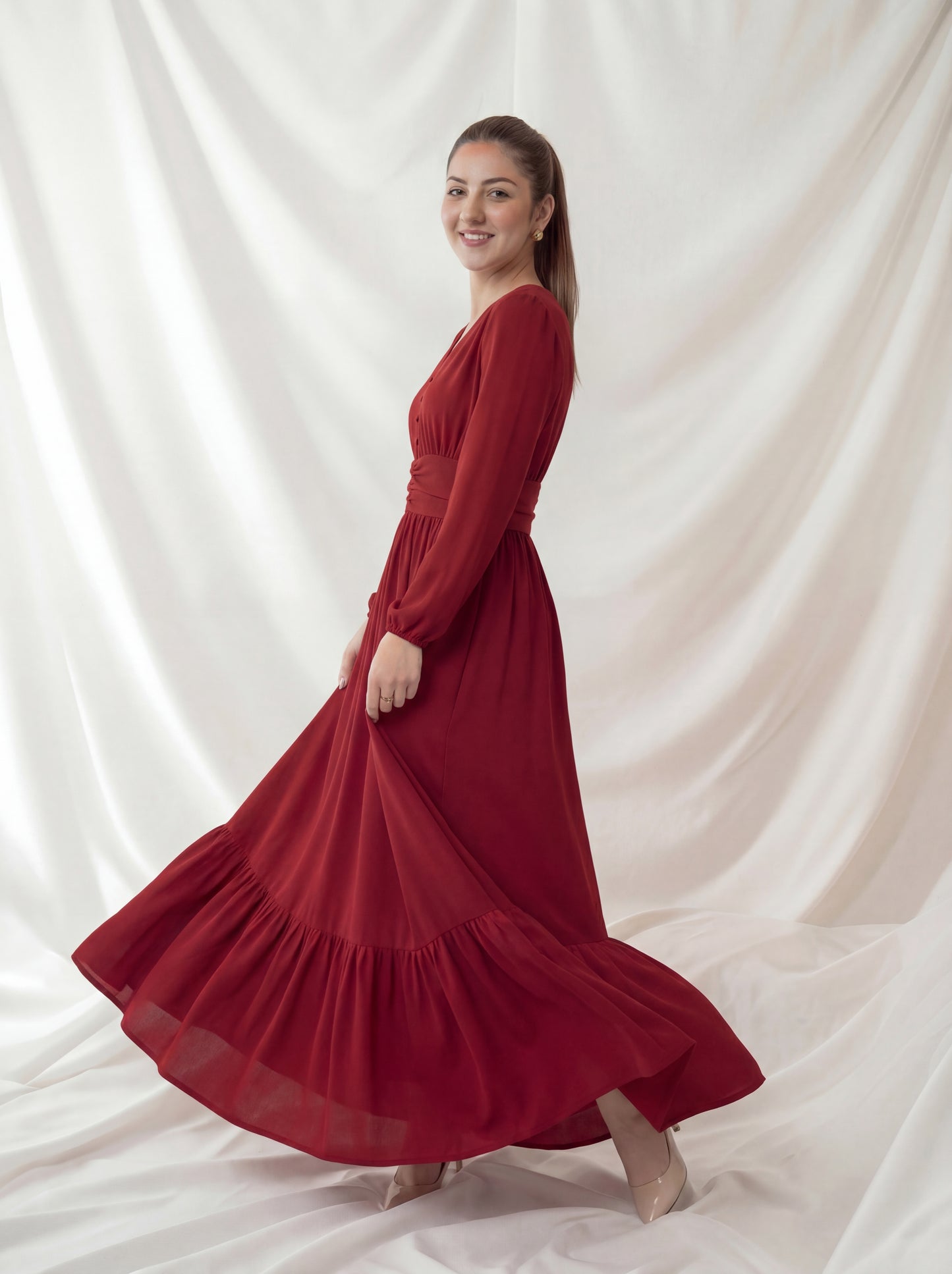 Crimson Ruffle